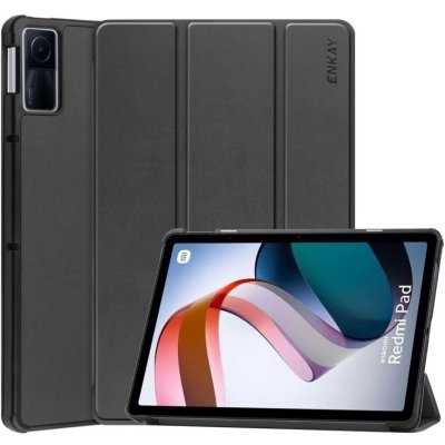 ENKAY 51218 ENKAY LEATHER Zaklápěcí obal pro Xiaomi Redmi Pad černý – Zboží Mobilmania