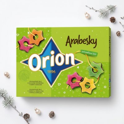 Orion Arabesky želé polomáčené v čokoládě 209 g – Hledejceny.cz