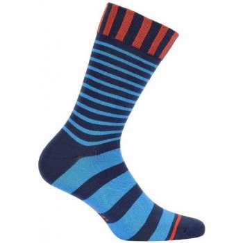 Veselé barevné bavlněné proužkované ponožky