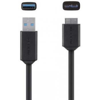 Belkin F3U166bt03-BLK USB 3.0 A/micro-B, 0,9m, černý