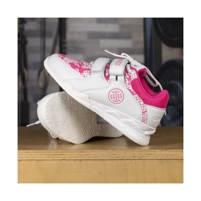 LU XIAOJUN Lu Xiaojun Boty na vzpírání Professional bílo-růžová – Zbozi.Blesk.cz