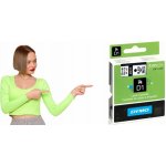 Dymo 6 mm, černý tisk/bílý podklad, 43613 – Sleviste.cz