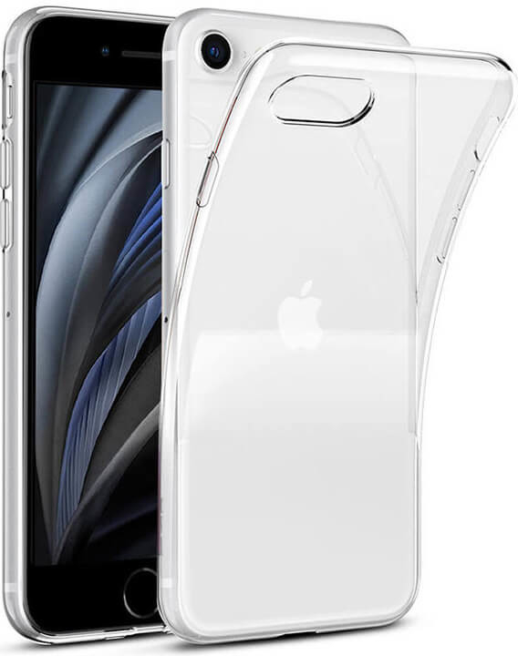 Pouzdro SES Silikonové Apple iPhone SE (2020) - průhledné