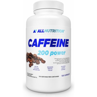 Allnutrition Caffeine 200 Power 100 kapslí – Zboží Dáma