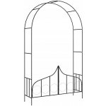 Kovová pergola VidaXL oblouk 238 cm – Hledejceny.cz