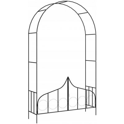 Kovová pergola VidaXL oblouk 238 cm – Hledejceny.cz