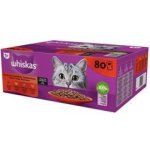 Whiskas Adult Classic Meals s hovězím kuřecím jehněčím drůbežím v omáčce 160 x 85 g – Zboží Mobilmania