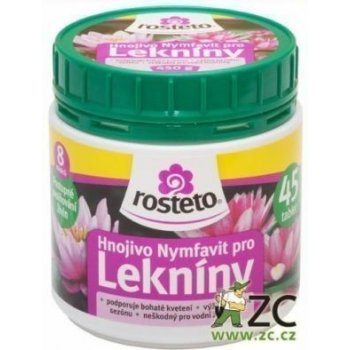 Rosteto Nymfavit hnojivo na lekníny 450 g