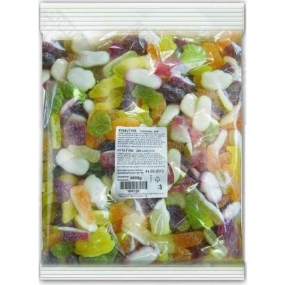 Pedro Kyselý mix želatinových cukrovinek nestandard 1 kg – Zboží Dáma