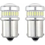 CANBUS 3014 LED žárovky 24 x SMD + 3030 6 x SMD 1156 (R5W, R10W) P21 Bílá, 12 V / 24 V. – Hledejceny.cz