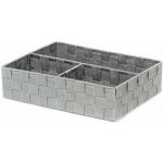 Compactor TEX - Organizér na prádlo a doplňky 3 dílný, 32 x 25 x 8 cm, šedý – Zboží Dáma