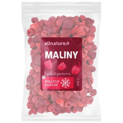 Allnature Maliny sušené mrazem 200 g – Zboží Mobilmania