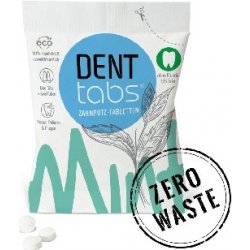 Denttabs přírodní zubní pasta v tabletách bez fluoridu zero waste balení 10 000 ks