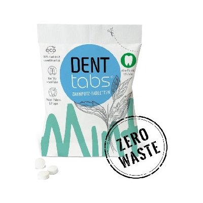 Denttabs přírodní v tabletách bez fluoridu zero waste balení 10 000 ks – Hledejceny.cz