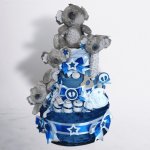 BabyDort třípatrový plenkový dort pro miminko KOALÍ RODINKA – Hledejceny.cz