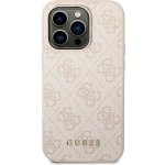 Pouzdro Guess rose metal gold logo silikonové iPhone 14 Pro Max – Hledejceny.cz