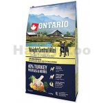 Ontario Mini Weight Control Turkey & Potatoes 6,5 kg – Zboží Mobilmania