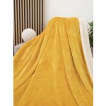 MKLuzkoviny.cz Beránková deka mikroplyš Exclusive Laura hořčicová 150x200 – Zboží Dáma