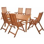 Livarno Home Sada zahradního nábytku Sevilla, 7dílná, akácie – Hledejceny.cz
