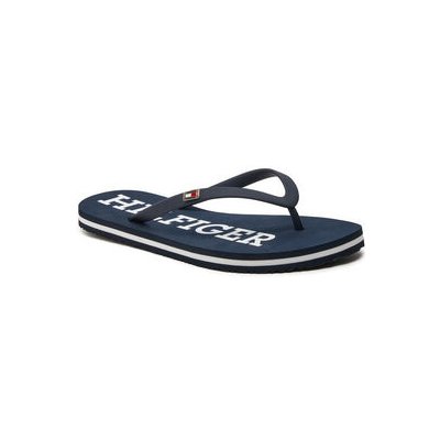 Tommy Hilfiger žabky Strap Beach Sandal FW0FW07901 tmavomodrá – Zboží Dáma