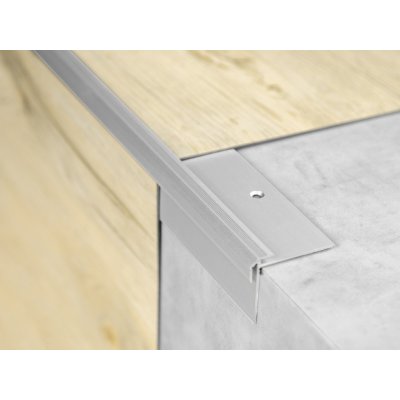 Küberit 832 schodový profil Stříbrný F4 2,5mm – HobbyKompas.cz