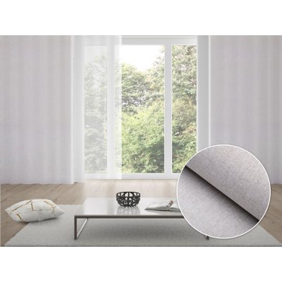 Biante 100% zatemňovací závěs Blackout BKW-206 Světle šedobéžové žíhání 130x190 cm – Hledejceny.cz