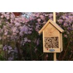 Esschert Design Best For Birds pro včely světle hnědý 17 x 12 x 23 cm – HobbyKompas.cz