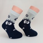 Trepon Bambusové ponožky Okáč černá – Zboží Dáma