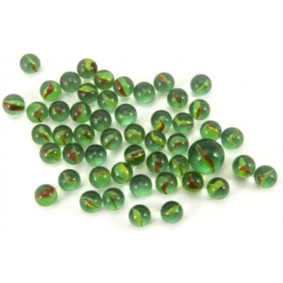 Teddies Skleněné cvrnkací kuličky 50ks – Zboží Dáma