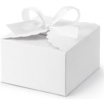 PartyDeco Krabičky na výslužku bílá 8x7.5x4.5cm 10ks – Zboží Mobilmania
