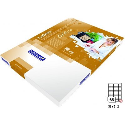 Rayfilm R0100.0102A samolepící 38x21,2mm bílé 100 listů – Sleviste.cz