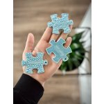 Muffik Senzorický nano puzzlík pastelově modrá LIMITKA MFK 031 19 – Zboží Dáma