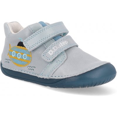 D.D.step barefoot dětské kotníkové boty S070-61420B světle modré – Sleviste.cz