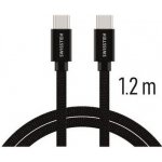 Swissten 71527201 Textile datový kabel USB-C 1,2 m – Zboží Mobilmania
