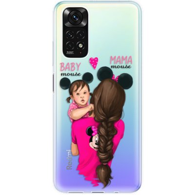 Pouzdro iSaprio - Mama Mouse Brunette and Girl - Xiaomi Redmi Note 11 / Note 11S