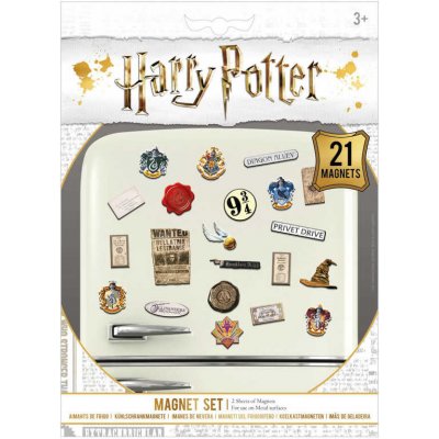 Magnetky Harry Potter set 21ks na kov – Zbozi.Blesk.cz