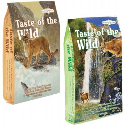 Taste of the Wild 2 druhy Rocky Mountain Canyon River 2 x 2 kg – Hledejceny.cz