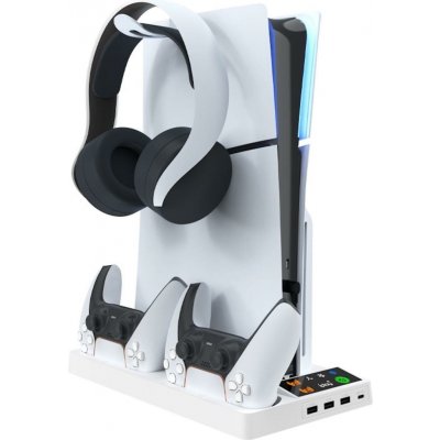 Wigento multifunkční chladicí a nabíjecí stojan PS5 Slim – Zboží Živě