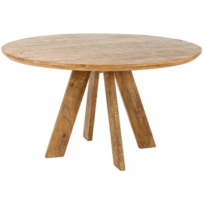 Interior DE Kulatý jídelní stůl ART WOOD 140 cm masiv mango – Zboží Dáma Interior DE Kulatý jídelní stůl ART WOOD 140 cm masiv mango – Zboží Dáma