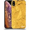 Pouzdro a kryt na mobilní telefon Apple Pouzdro Picasee silikonové Apple iPhone XR - Gold čiré