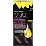 Garnier Olia Permanent Hair Color olejová permanentní barva na vlasy 4,0 Dark Brown 50 g – Hledejceny.cz