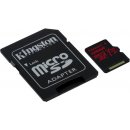 paměťová karta Kingston microSD 128 GB UHS-I + adapter SDCR/128GB