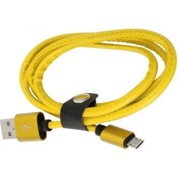 Omega PUCL1-YW Micro USB to USB, 1m, žlutý