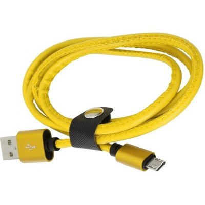 Omega PUCL1-YW Micro USB to USB, 1m, žlutý