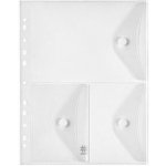 Viquel Spisové desky s drukem Pockets, transparentní, A4, PP, 3 kapsy, s děrováním, VIQUEL 478016-08 542769 – Zboží Živě