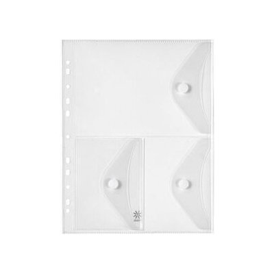 Viquel Spisové desky s drukem Pockets, transparentní, A4, PP, 3 kapsy, s děrováním, VIQUEL 478016-08 542769 – Zboží Živě