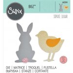 Sizzix Bigz Vyřezávací šablona Zajíc a kuře – Zboží Mobilmania