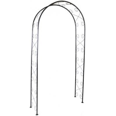 Garthen zahradní klenutý oblouk 225 x 110 x 40 cm černý – Hledejceny.cz