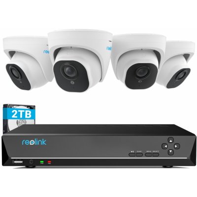 Buy REOLINK PoE AI NVS8-5KD4-A 8-channel 4K Ultra HD NVR Security System -  2 TB, 4 Cameras