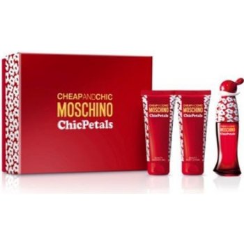 Moschino Cheap & Chic Chic Petals EDT 50 ml + tělové mléko 100 ml + sprchový gel 100 ml dárková sada